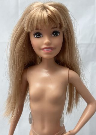 Euc Mattel Barbie Sister Skipper Teen Doll 2010 Honey Blonde W/ Bangs
