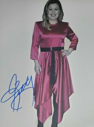 Kelly Clarkson Hand Signed 8x10 Photo W/ Holo
