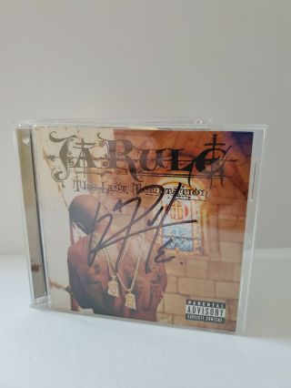 Ja Rule Signed The Last Temptation Cd Rare Promo Only