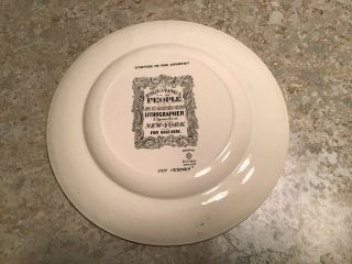 Adams China 10.  5” Dinner Plate Winter In the Country “Winter Scenes” 3