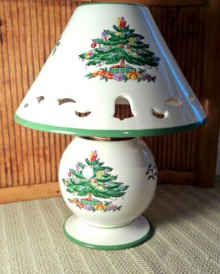 Spode Christmas Tree Tea Light / S3324 - A6 / 10 " Tall