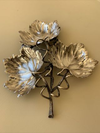 Gianmaria Buccellati Sterling Silver (925) Leaf Dish