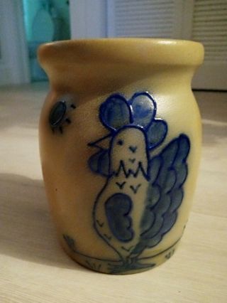 Beaumont Brothers Pottery,  Stoneware Crock,  No Lid.  Rooster