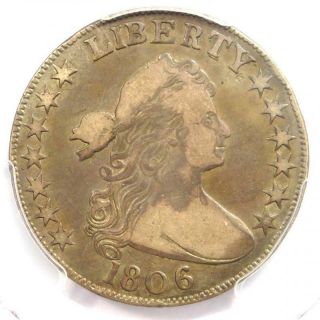 1806 Draped Bust Half Dollar 50c Coin (knob 6,  O - 105) - Pcgs Vf20 - $725 Value