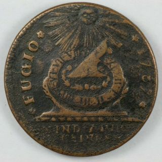 1787 Fugio United States Colonial Copper - Newman 21 - I Clashed Dies R.  4