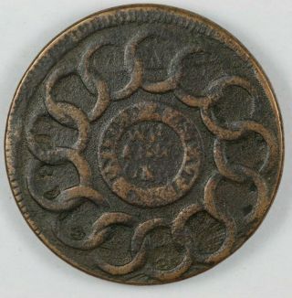 1787 Fugio UNITED STATES Colonial Copper - Newman 21 - I Clashed Dies R.  4 2