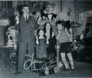 Lisa Loring Hand Signed 8x10 Photo W/ Holo Addams Family