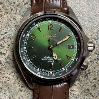 Seiko Sarb017 Alpinist Automatic Watch Green Dial - In Canada - No Customs