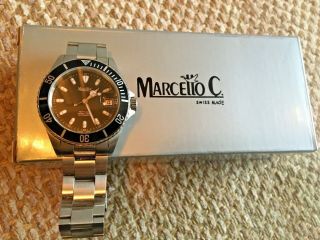 Marcello C Nettuno 3 40mm Automatic Dive Watch SWISS Made Version PERFECT 3