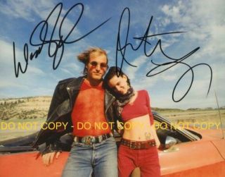 Woody Harrelson & Juliette Lewis,  Natural Born Killers,  Hand Signed 8x10 Photo