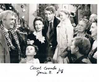 Hand Signed Autographed 8x10 Photo Carol Coombs As Janie B It 