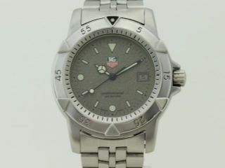 Tag Heuer Professional 1500 Men’s Diver Granite Watch Quartz Ss Steel 959.  713g