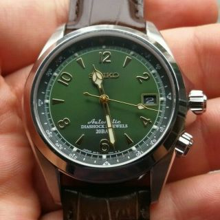 Seiko Sarb017 Alpinist Automatic Watch Green Dial - In Usa - No Custom