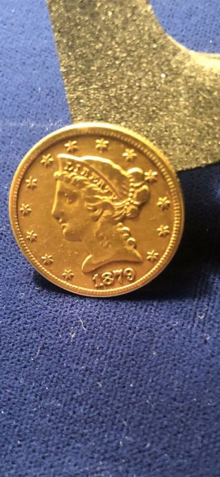 1879 - S $5 Five Dollar Gold Liberty
