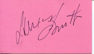 Alexis Smith Autograph Actress The Love Boat & Dallas & Cheers Signed Card