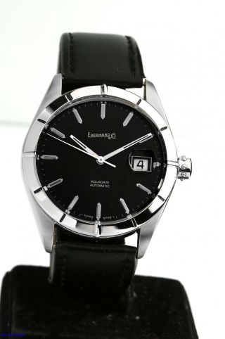 Eberhard & Co.  Aquadate Ref 41015 Automatic Stainless Steel Wristwatch 4