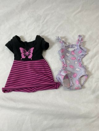 Best Friends Club Bfc Ink 18” Doll Clothing Dress And Swimsuit Cute