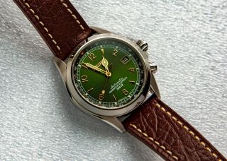 Seiko Sarb017 Alpinist Automatic Watch Green Dial - Full Set
