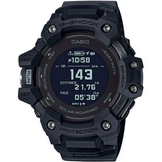 Casio G - Shock Gbd - H1000 - 1jr G - Squad Gps Solar Watch Rubber Band Mens Heart Rate