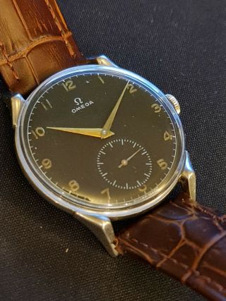 Vintage Oversized 37.  5 Mm Omega Watch Circa 1950 