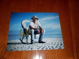 Kenny Chesney Autographed Hand Signed 8.  5x11 Photo