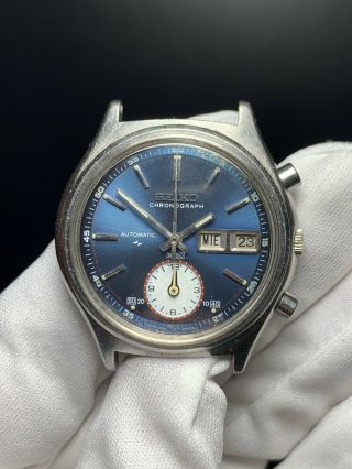 Seiko Monaco 7016 8001 Blue Dial Everything Authentic And From 1975
