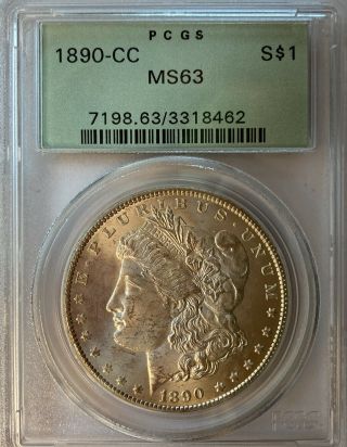 1890 - CC Morgan Silver Dollar PCGS MS63 3