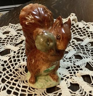 Vintage Beswick Beatrix Potter Squirrel Nutkin Figurine