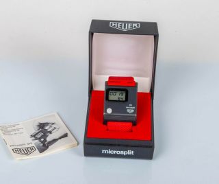 Heuer Microsplit 370 Wrist Stopwatch