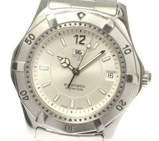 Tag Heuer 2000 Series Wk2116 - 0 Date Silver Dial Automatic Men 