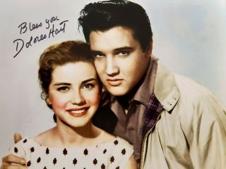 Dolores Hart With Elvis Presley Signed/autographed 8x10 Photograph