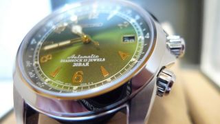 Seiko Sarb017 Alpinist Watch Automatic Mechanical Japan Men S Green 6R15 00E0 5