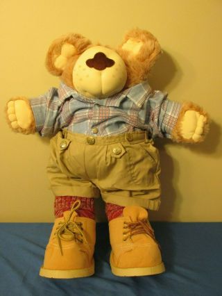1983 Vintage 23 " Furskin Cabbage Patch Bear,  Hand Signed By Xavier Roberts,