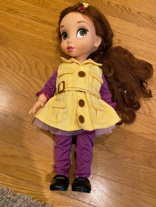 Disney Store Animator Doll Belle Beauty And The Beast Princess Toddler 16”
