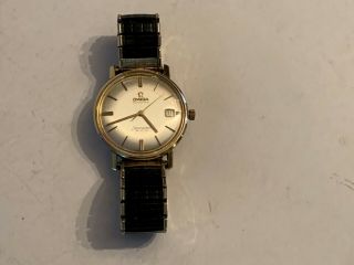Vintage 1960s Mens Omega Seamaster Wristwatch Day/date Automatic De Ville Minty