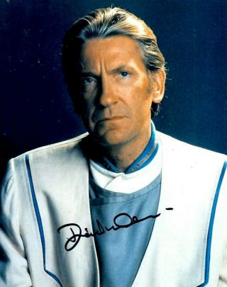 Star Trek Movies David Warner As St.  John Talbot Signed 8x10 Photo With