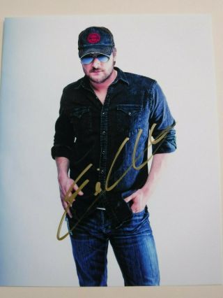 Eric Church Signed Color 8 X 10 Photo