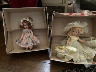 Two Nancy Ann Storybook Dolls In Boxes