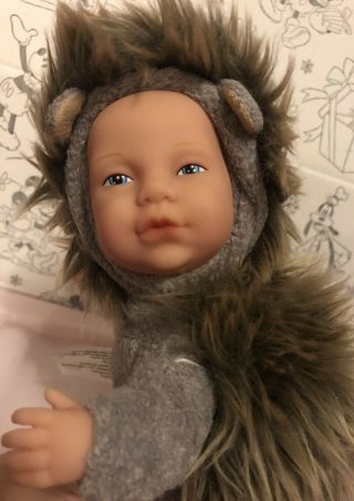Anne Geddes Baby Hedgehog Doll 9”,  Bean Filled,  Ovation Holdings Limited