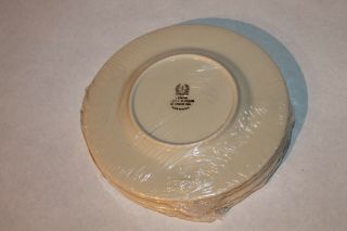 4 LENOX TEMPLE BLOSSOM Bread Plates 6 3/8 