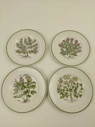 Tiffany Co Herbs Johnson Bro.  England Set Of 4 Salad Plates