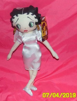 Betty Boop Cloth Doll 12 - Inch In White Angel Outfit
