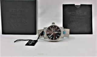 Fortis Spacematic Day/date 40mm Ss Watch & Papers Ref: 623.  22.  11 Mg