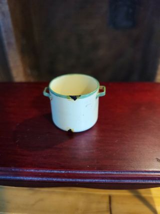 Dollhouse Miniature Artisan Hammer N Smith Mary Carson Enamelled Soup Pot
