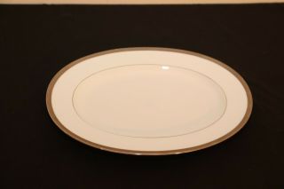 Limoges Malmaison Platinum 16 " Oval Serving Platter By Haviland & Parlon