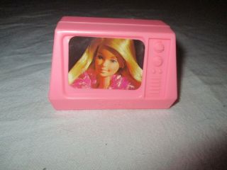 1977 Vintage Barbie Dream House Pink Tv Television Retro Superstar