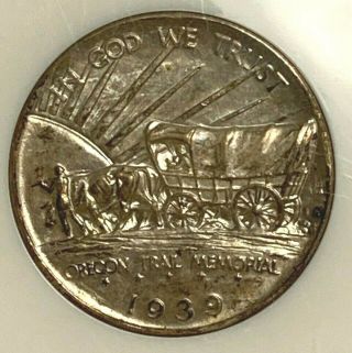 1939 S Oregon Ngc Ms64 Commemorative Us Half Dollar 50c
