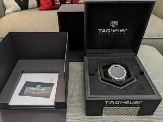 Tag Heuer Modular Connected 45 Black Watch,  Box Sbf8a8029
