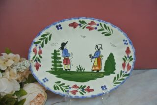 Vintage Blue Ridge China French Peasant 11 - 3/4 " Platter