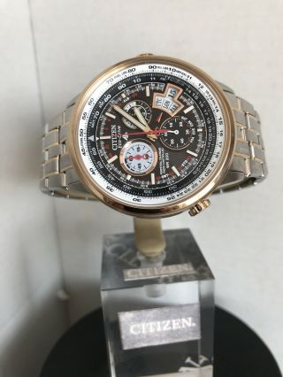 Citizen Men’s Chrono - Time AT Alarm Chronograph Radio Controlled Watch BY0006 - 50E 2